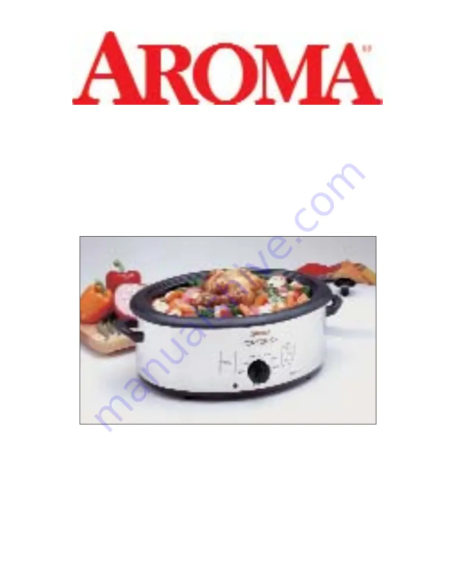 Aroma ART-609 Instruction Manual & Recipe Manual Download Page 1