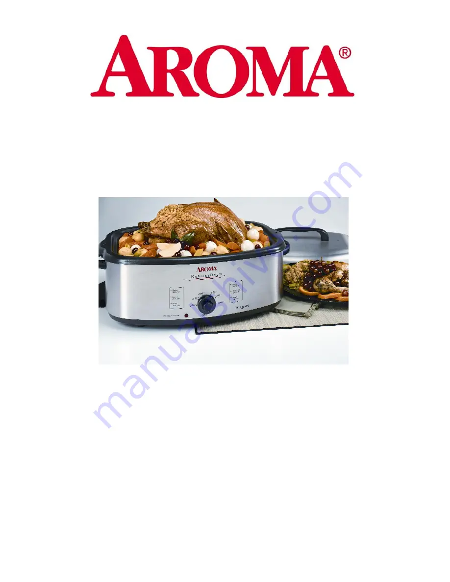 Aroma ART-618SBE/E Instruction Manual & Cooking Manual Download Page 1