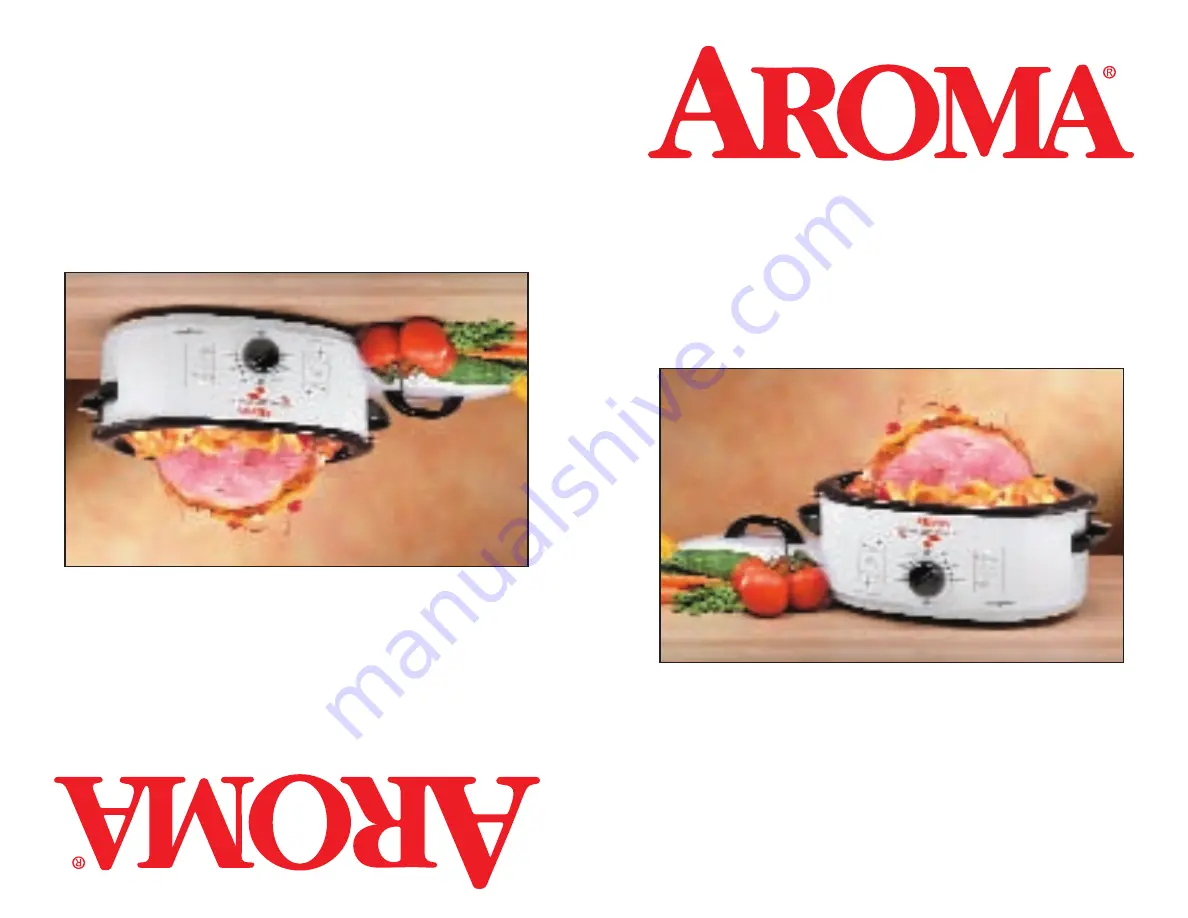 Aroma ART-808 Instruction Manual & Recipe Manual Download Page 1