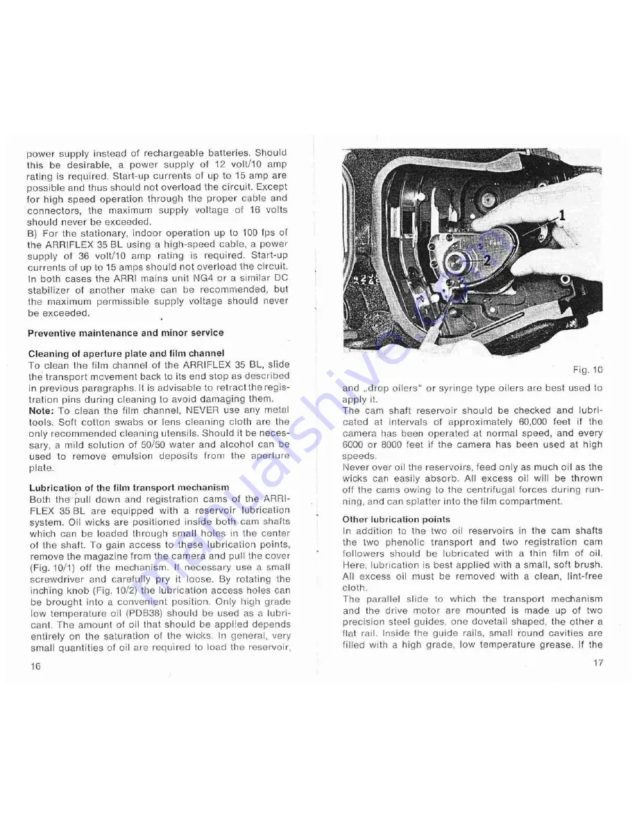 ARRI 35BL Скачать руководство пользователя страница 11