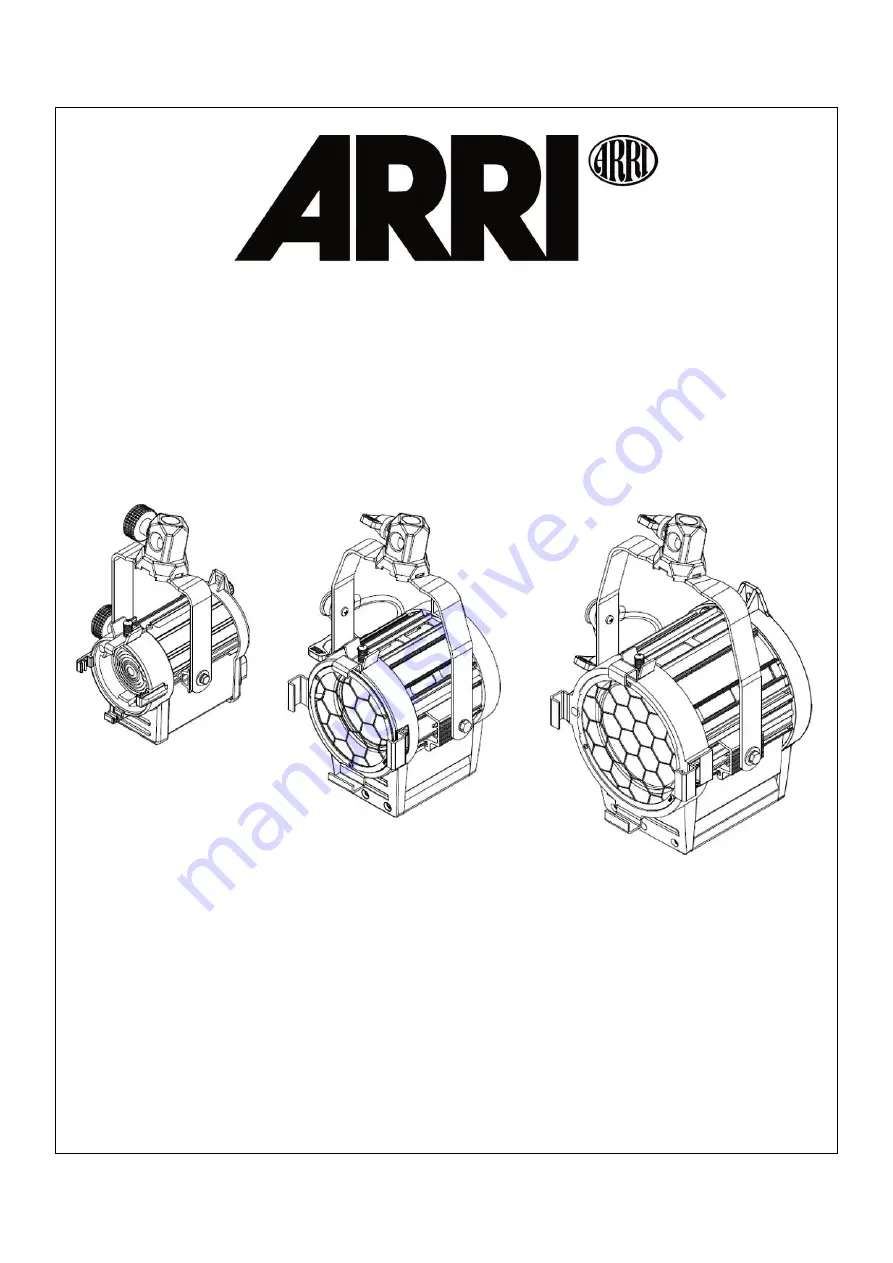 ARRI ARRI 150 Скачать руководство пользователя страница 1