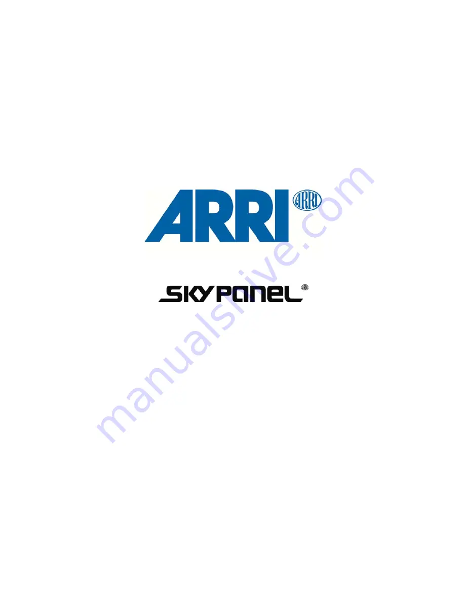 ARRI SkyPanel S120-C User Manual Download Page 1