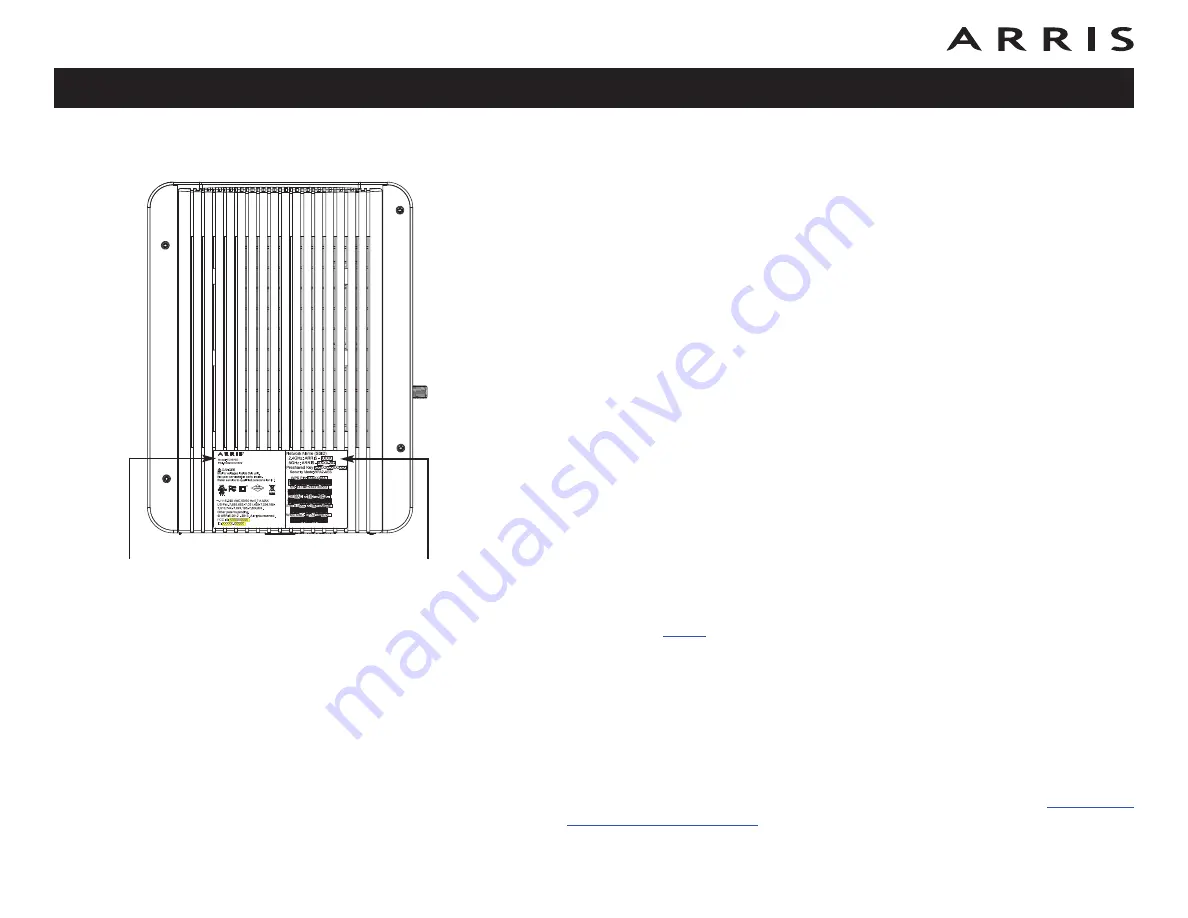 Arris Touchstone TG1662 User Manual Download Page 12