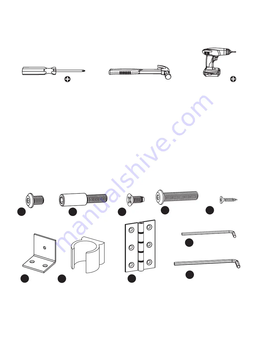 Arrow Dixie 3401 White Assembly Instructions Manual Download Page 2