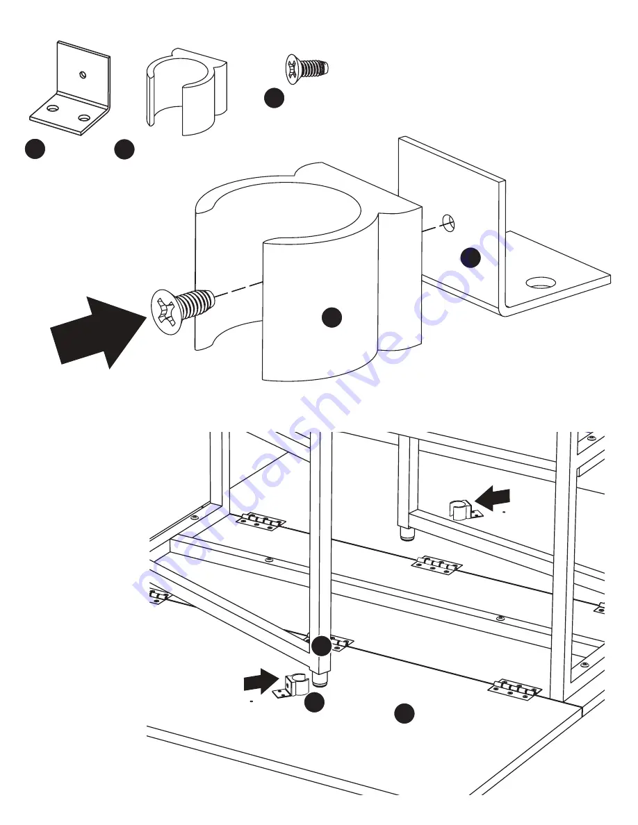 Arrow Dixie 3401 White Assembly Instructions Manual Download Page 9