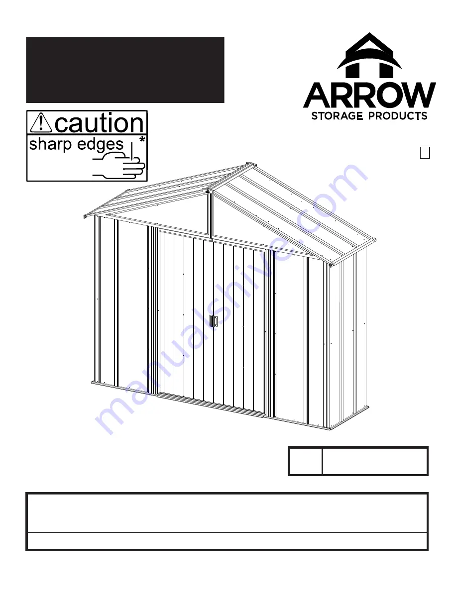 Arrow LW82 Owner'S Manual & Assembly Manual Download Page 1