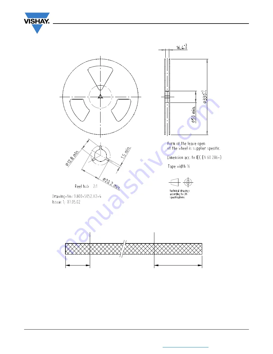 Arrow verical Vishay TSSP60 Series Скачать руководство пользователя страница 9