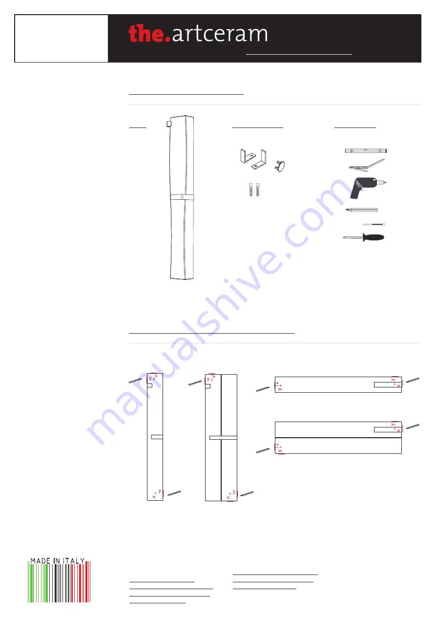 ArtCeram OSC004 Assembly Instructions Download Page 1