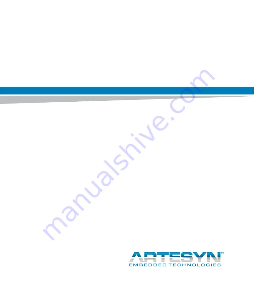 Artesyn Embedded Technology ATCA-7370 Installation And Use Manual Download Page 1