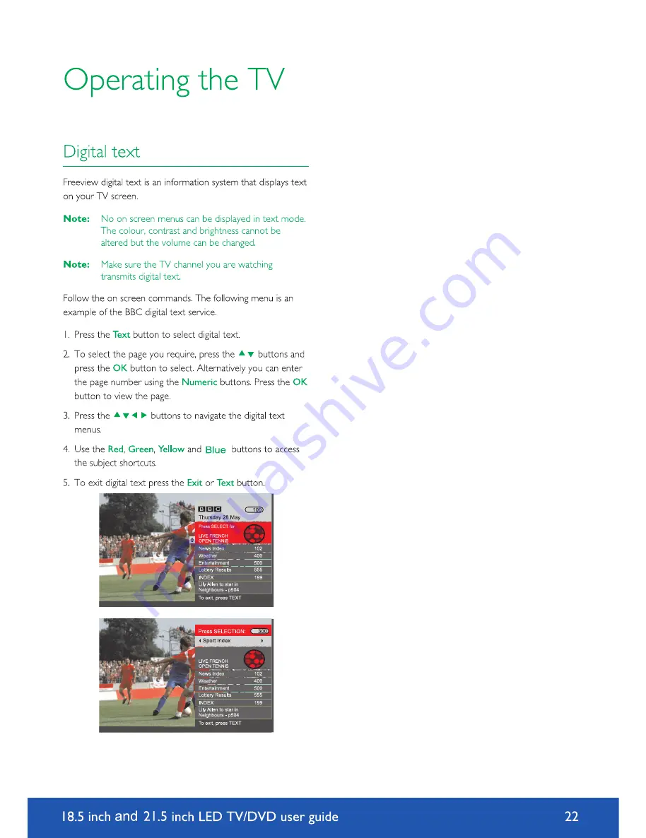 ARTEX L185DRS User Manual Download Page 22