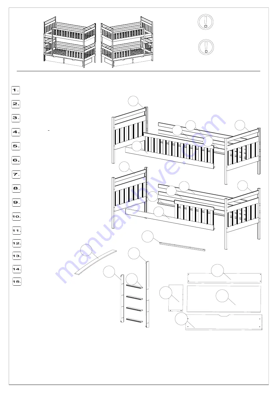 Arthauss Furniture MONIKA Assembly Instructions Manual Download Page 2