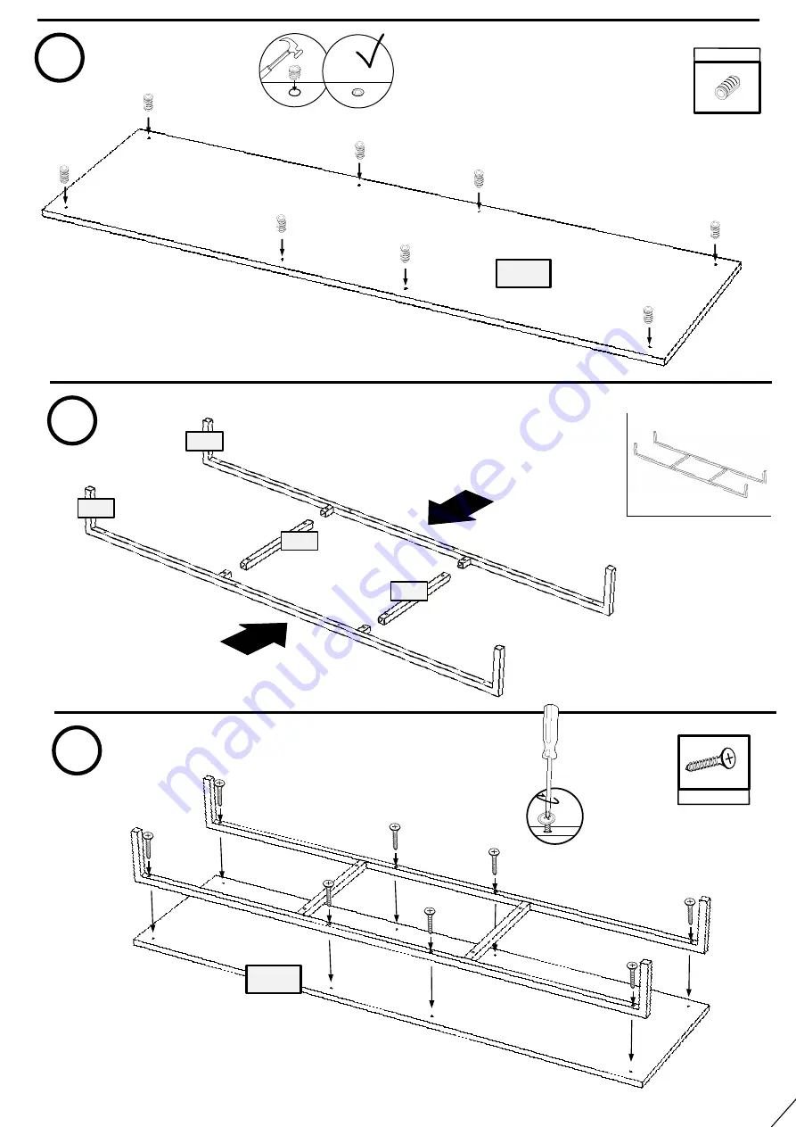 Arthauss Furniture PL-01-GNT Assembly Instruction Manual Download Page 8