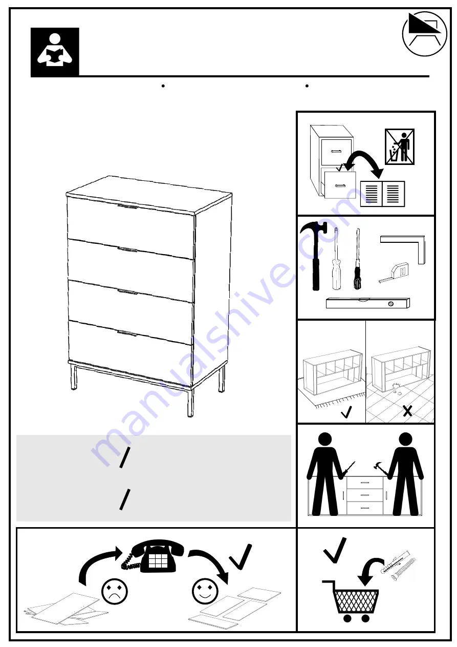 Arthauss Furniture PL-02-GNT Скачать руководство пользователя страница 1