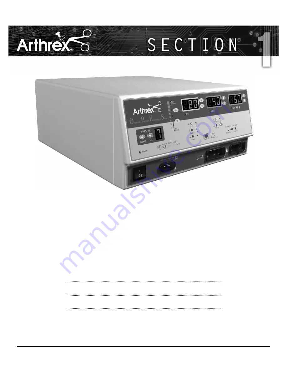 Arthrex AR-9600 User Manual Download Page 7