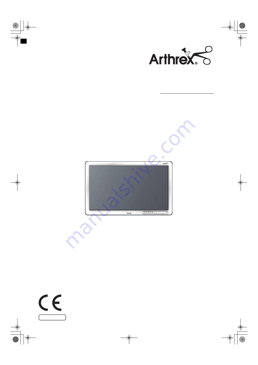 Arthrex EJ-MLA26UA Operating Instructions Manual Download Page 1