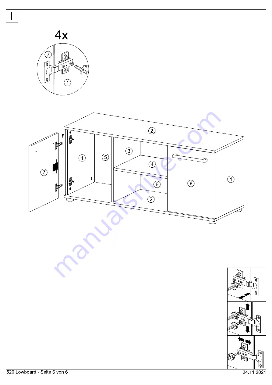 Arthur Berndt Alessio 520 Assembly Instructions Manual Download Page 7