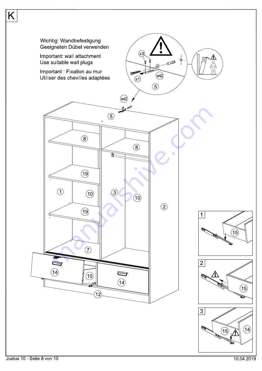 Arthur Berndt Justus 10 Assembly Instructions Manual Download Page 9