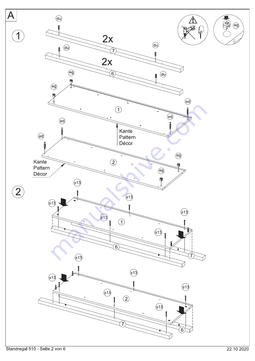 Arthur Berndt Liam 510 Assembly Instructions Manual Download Page 3