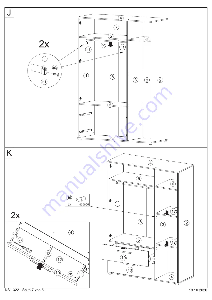 Arthur Berndt Rosanna 17 Assembly Instructions Manual Download Page 8