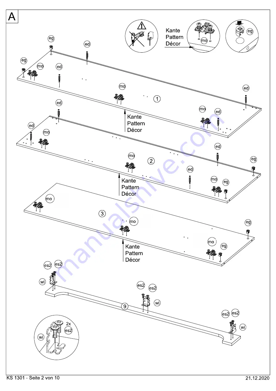 Arthur Berndt Thilo 15 Assembly Instructions Manual Download Page 3