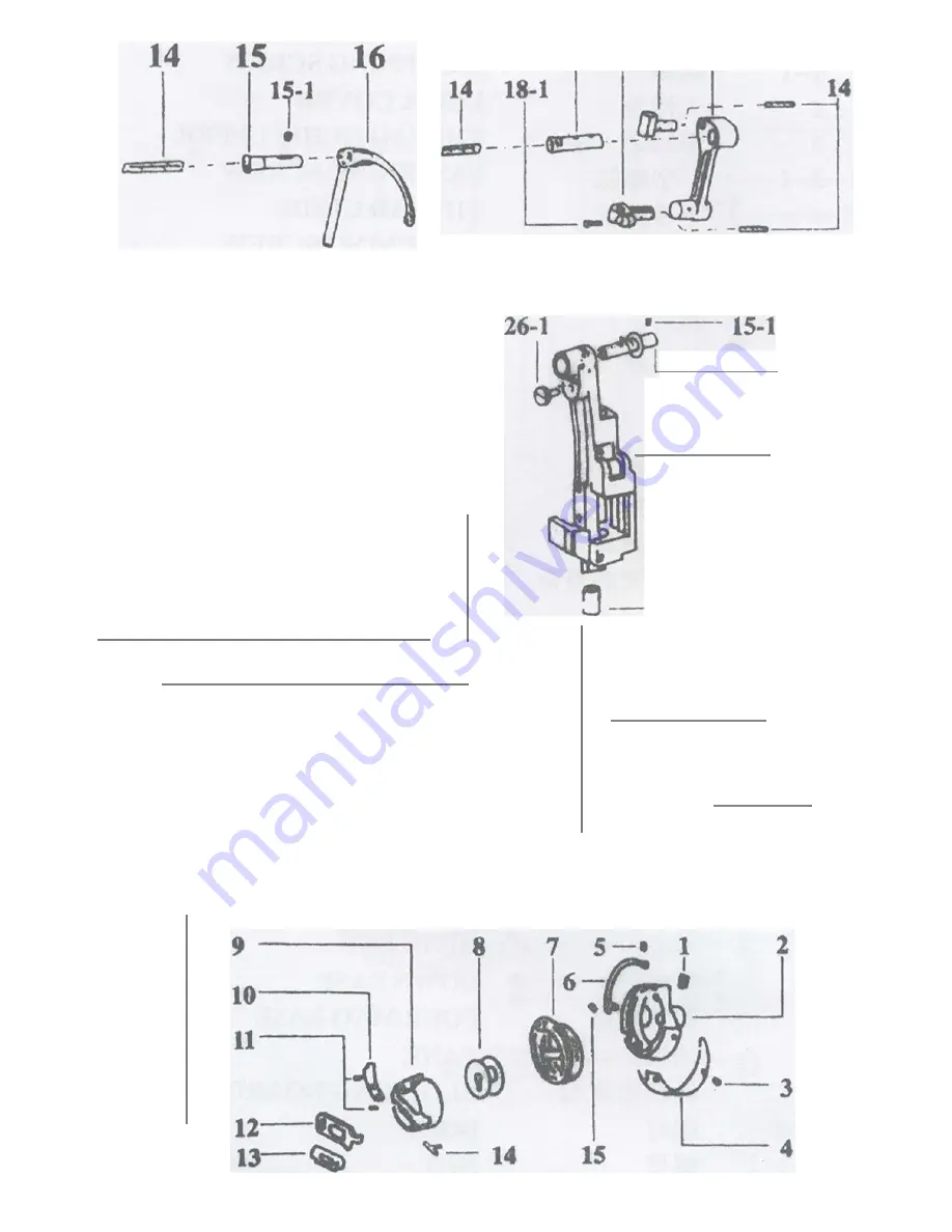 Artisan Home Furniture 335 B Operators Manual And Spare Parts Booklet Download Page 4