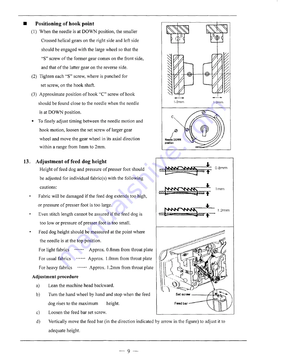 artisan 4400RB Operators Manual And Spare Parts Booklet Download Page 12