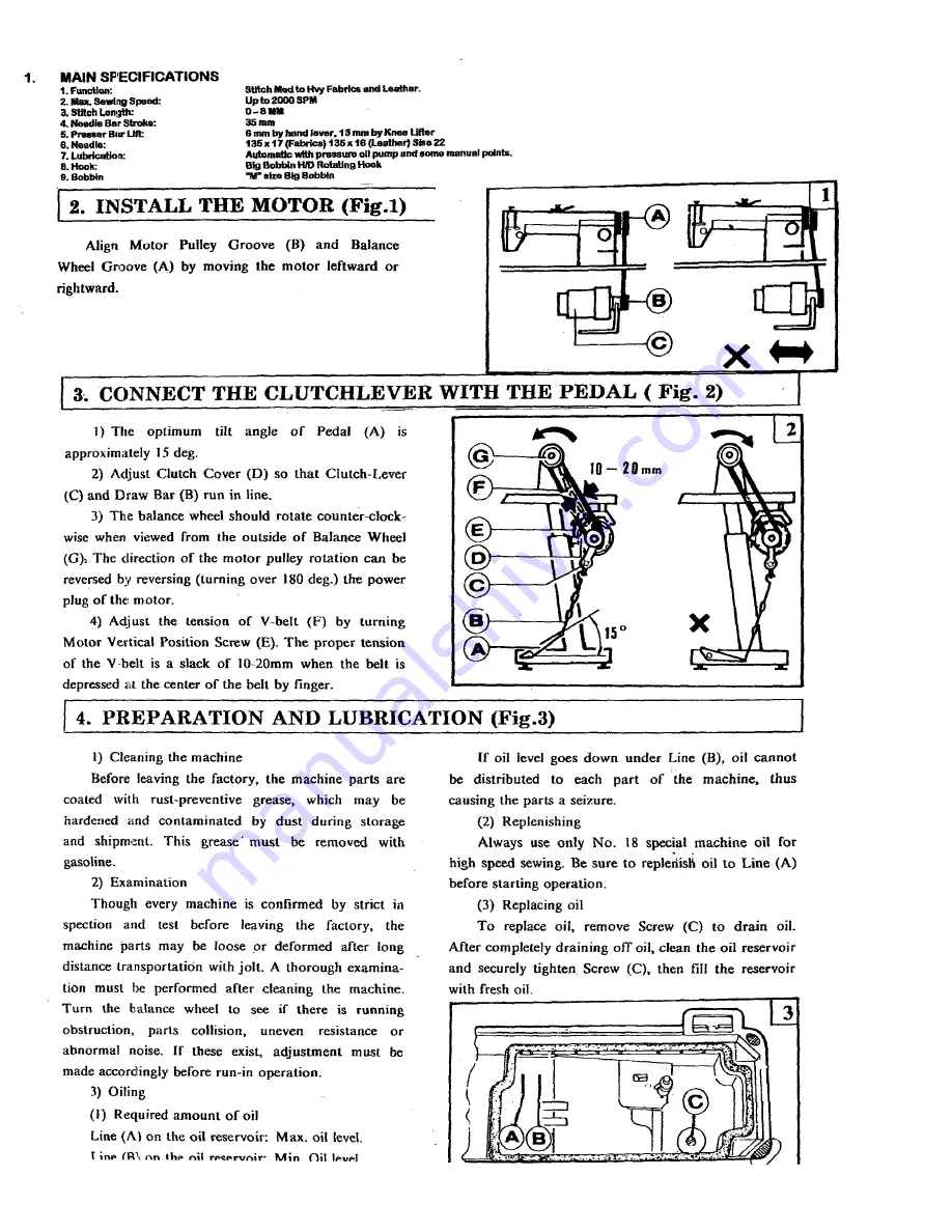 artisan 797 ab series Operator'S Manual And Spare Parts List Download Page 2