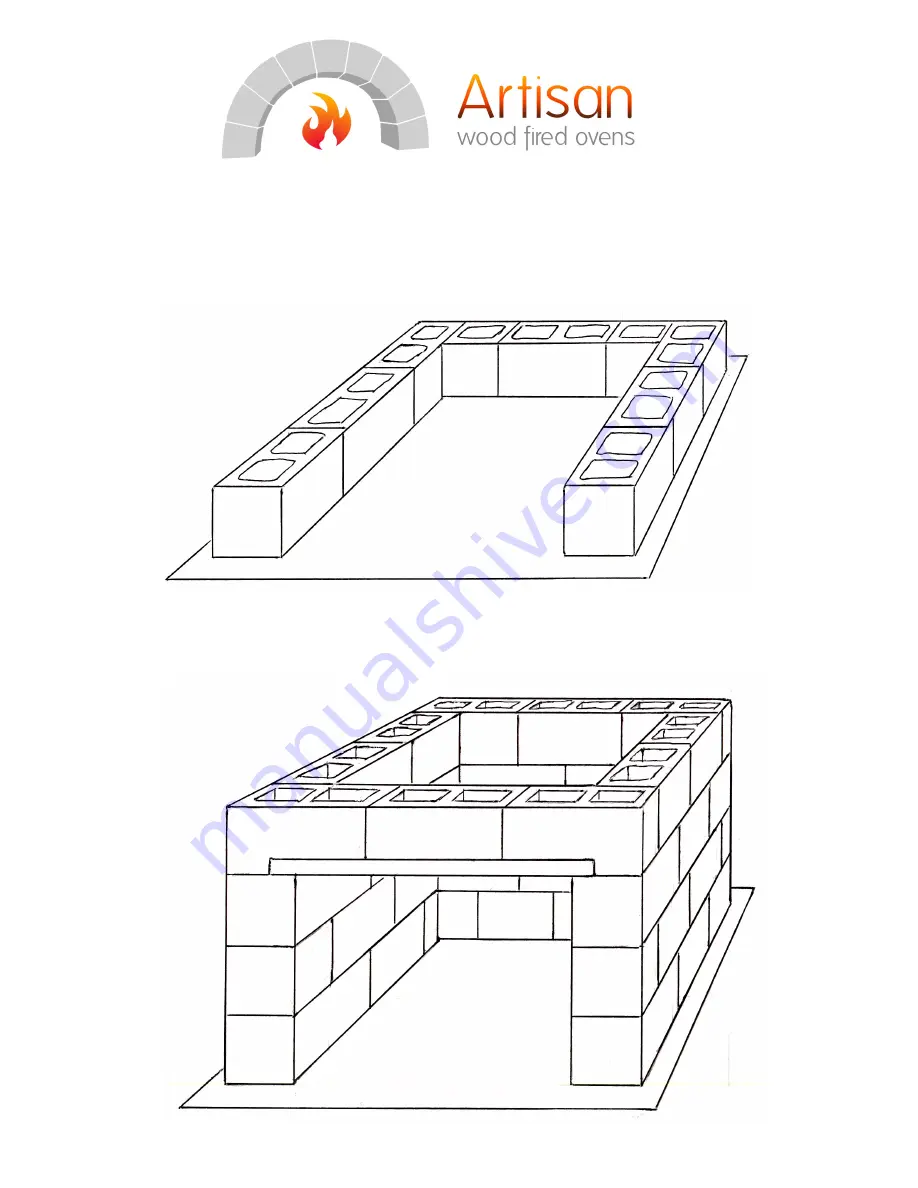 artisan Umbria modular oven Assembly And Operating Manual Download Page 10