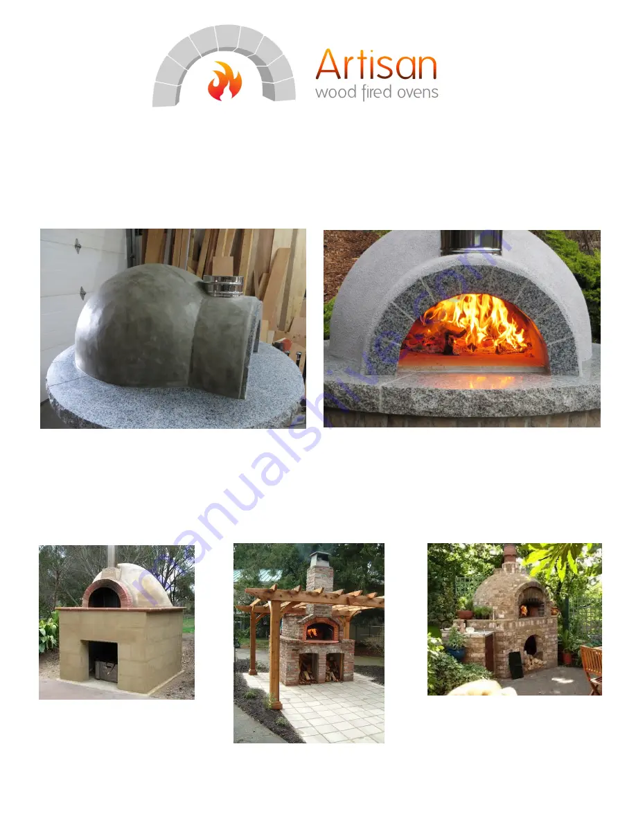 artisan Umbria modular oven Assembly And Operating Manual Download Page 15