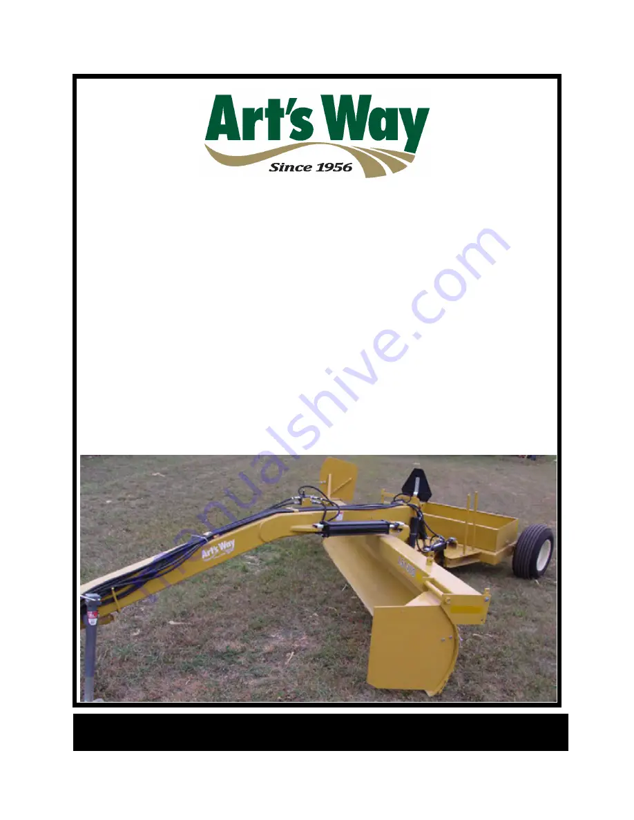 Art's Way LS1200R Illustrated Parts List Set Up And Operating Instructions Download Page 1