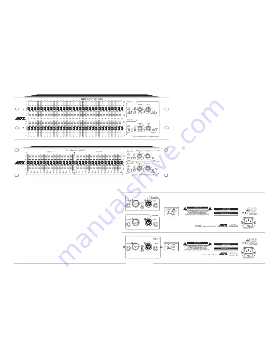 ARX EQ260 Скачать руководство пользователя страница 3