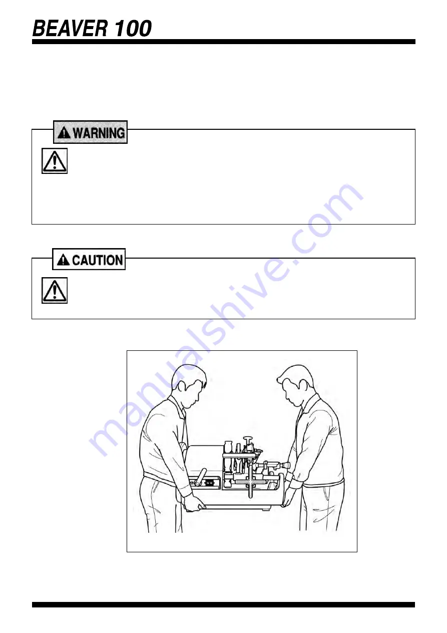 Asada Beaver 100 Instruction Manual Download Page 12