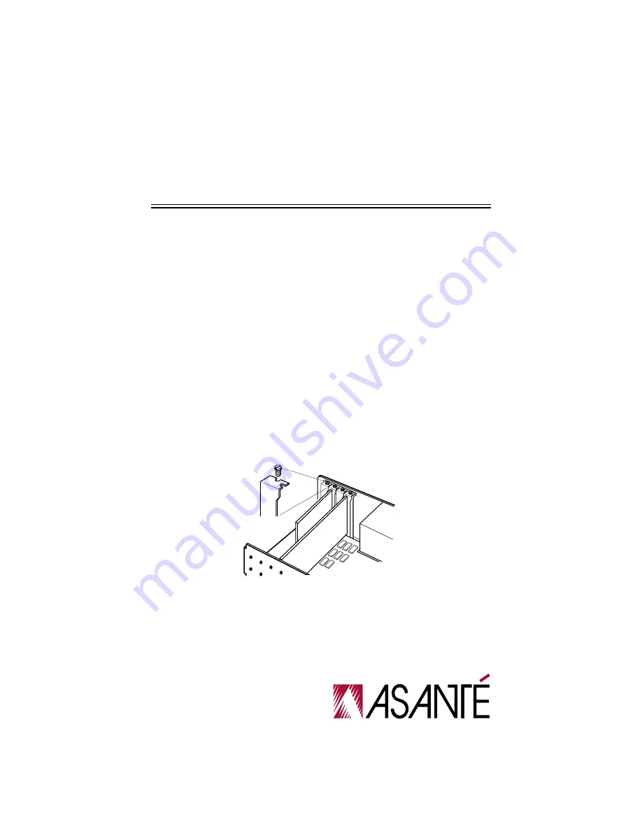 Asante AsanteFAST 10/100 Installation Manual Download Page 11