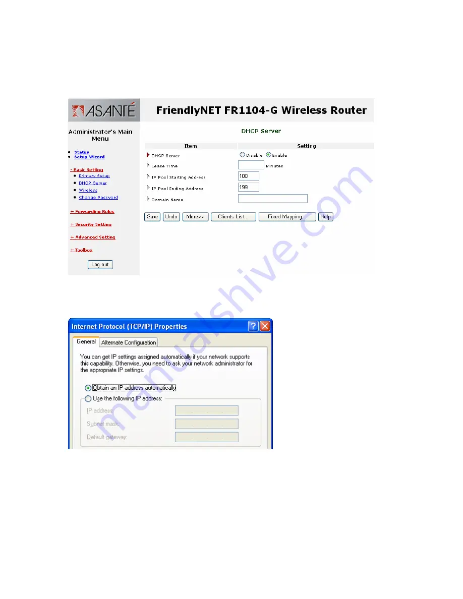 Asante FriendlyNET FR1104-G User Manual Download Page 35