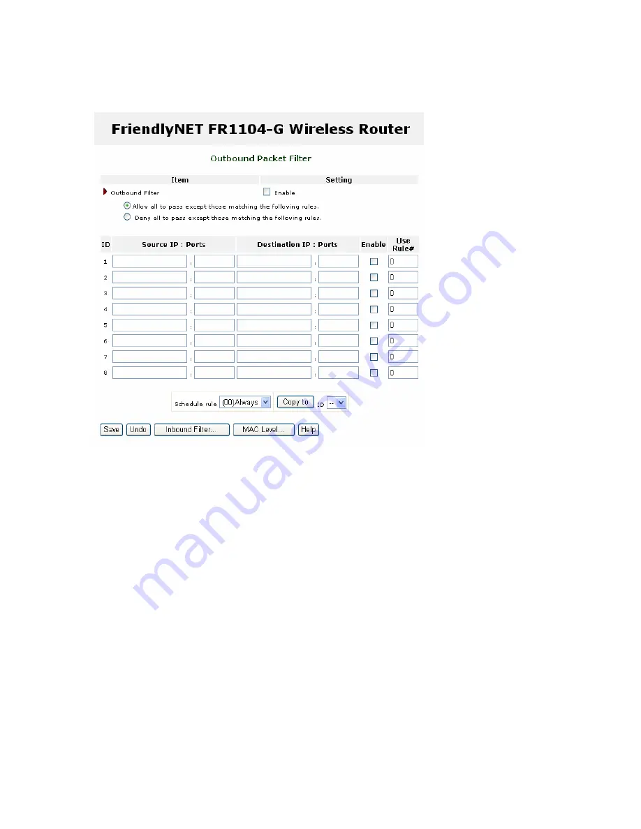 Asante FriendlyNET FR1104-G User Manual Download Page 55