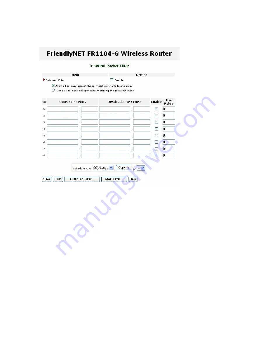 Asante FriendlyNET FR1104-G Скачать руководство пользователя страница 57