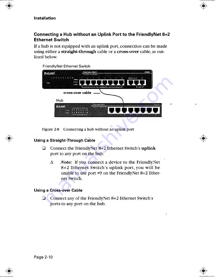 Asante FriendlyNet FS3208 User Manual Download Page 22