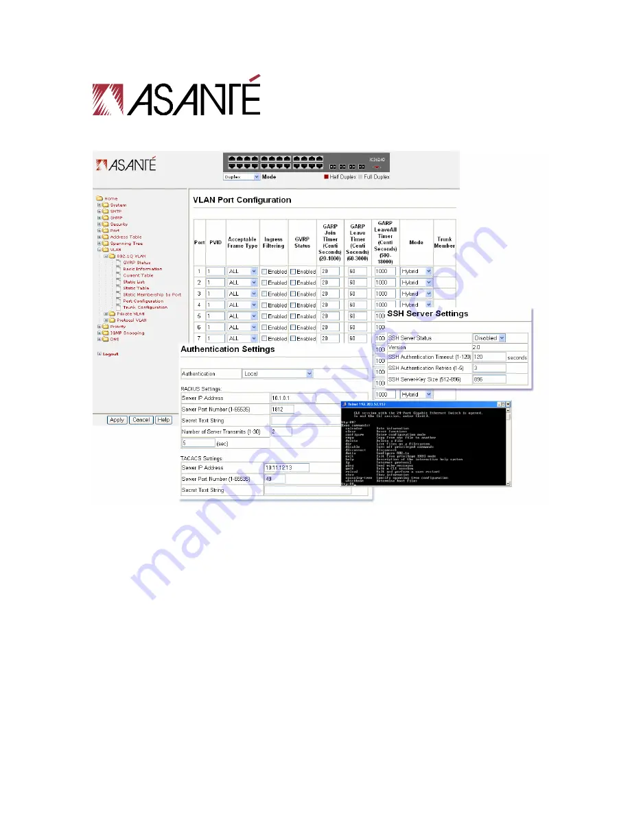 Asante IntraCore 36000 Series User Manual Download Page 1