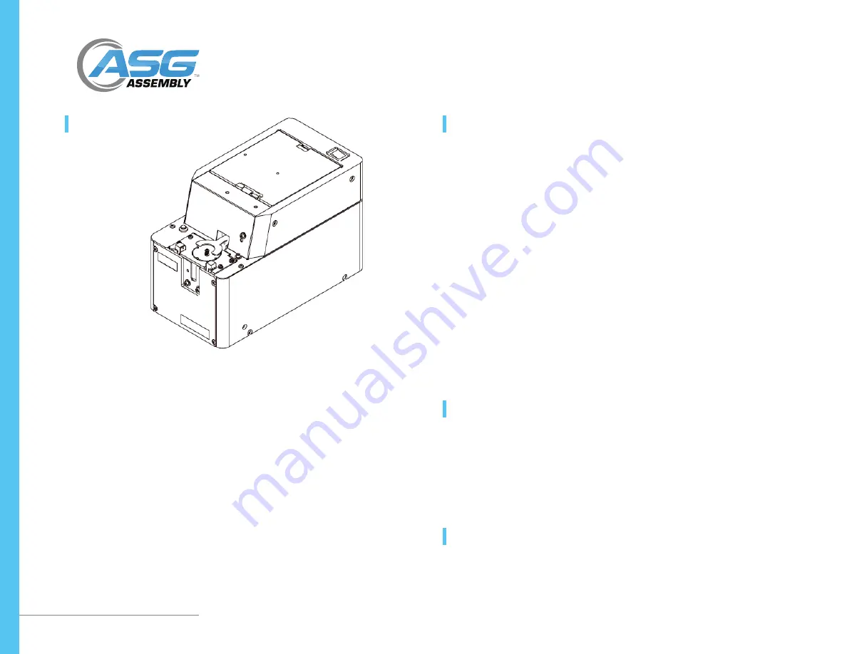 ASG OM Series Скачать руководство пользователя страница 1