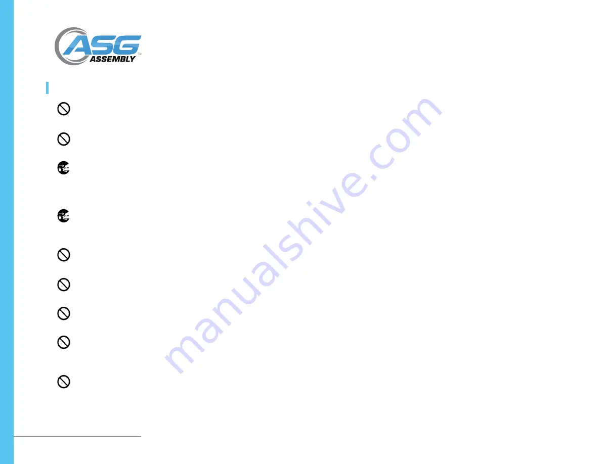 ASG OM Series Manual Download Page 3