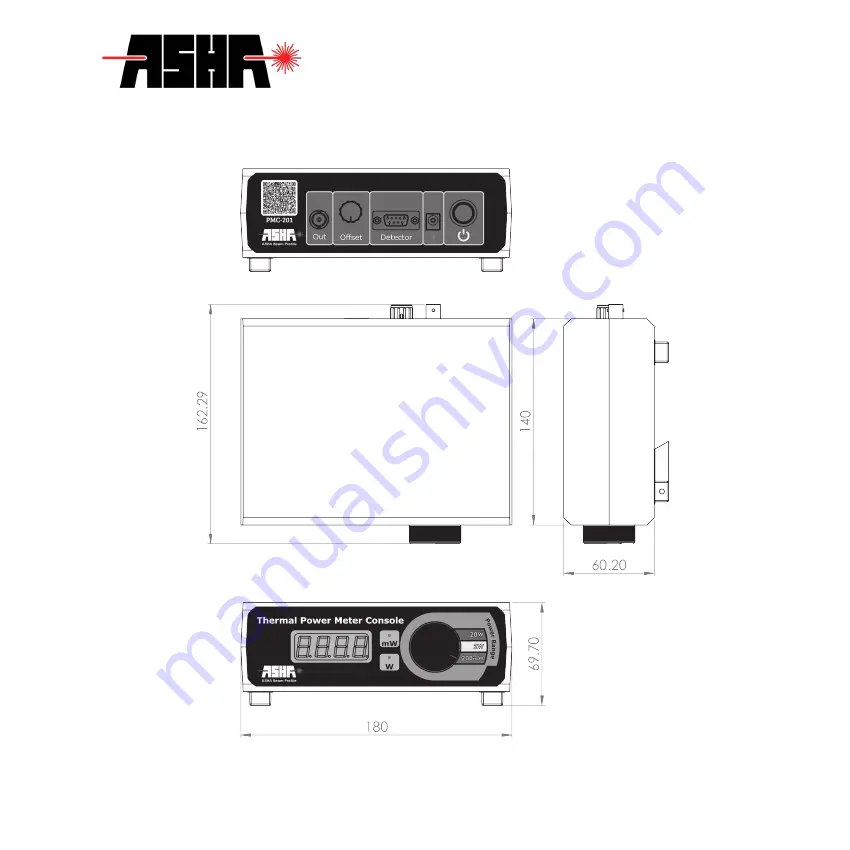 ASHA Beam Profile PMB-201 Скачать руководство пользователя страница 17