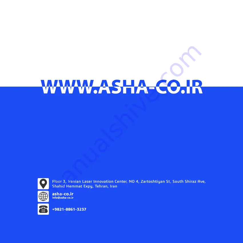 ASHA Beam Profile PMB-201 Manual Download Page 20