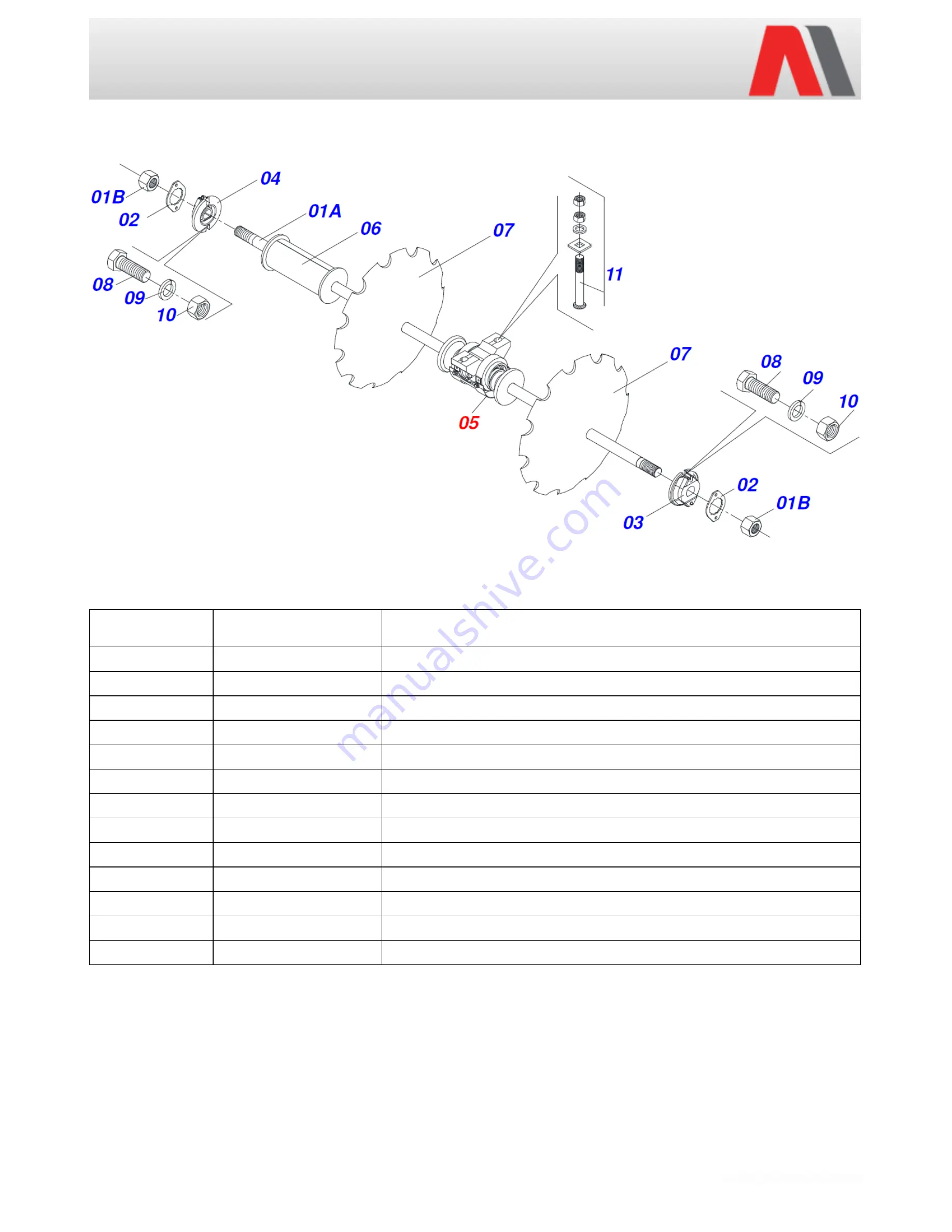 Ashland EHDW-3620-14 Parts Manual Download Page 11