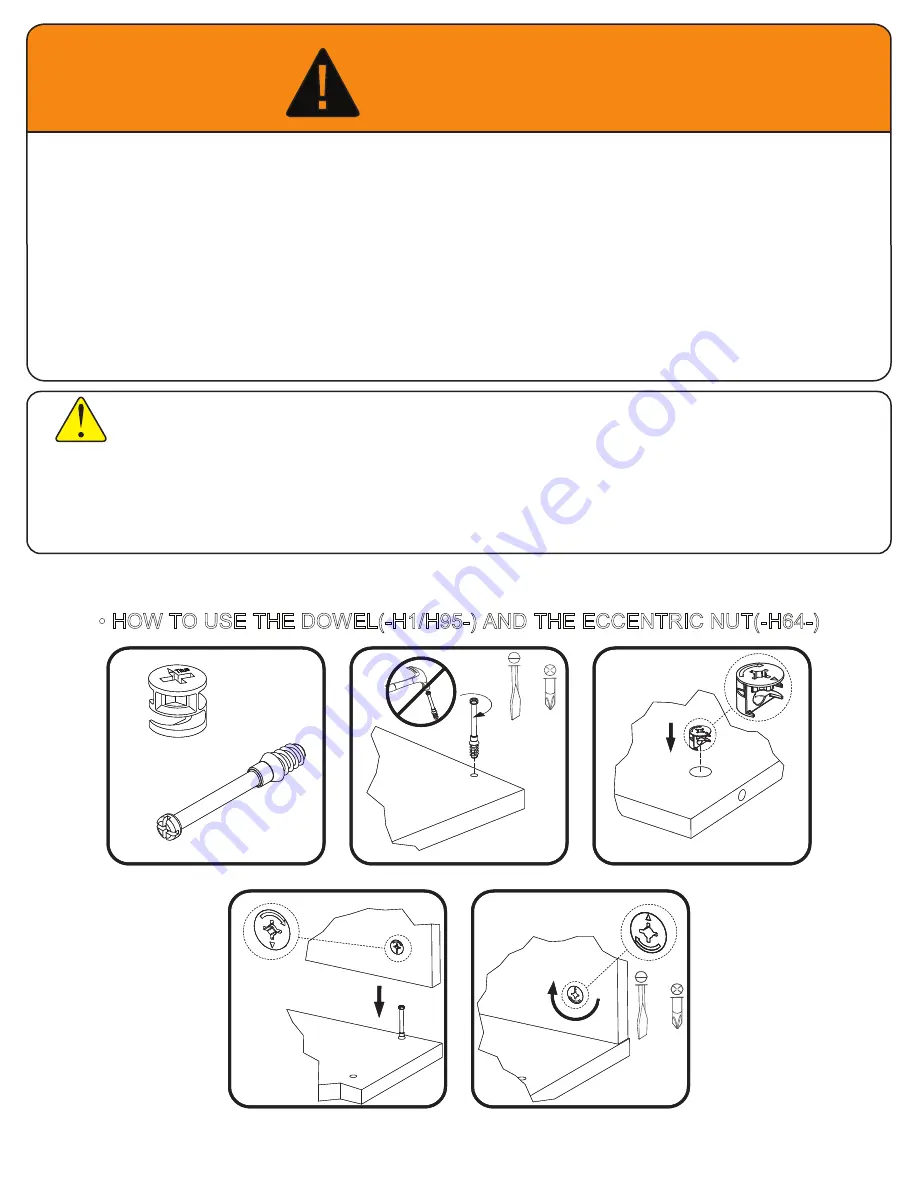 Ashley Signature Design 108735 Assembly Instructions Manual Download Page 2