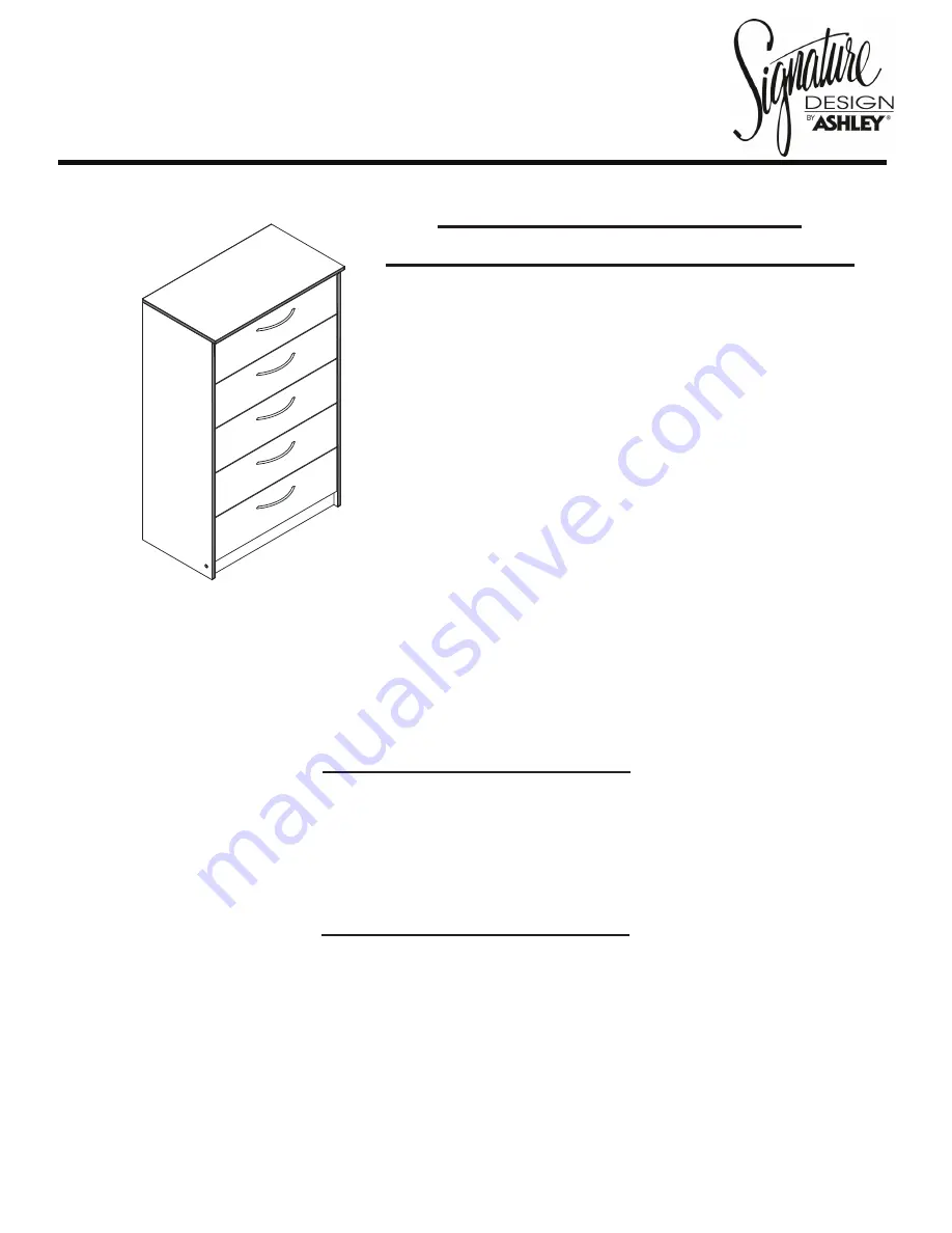 Ashley Signature Design 108735 Assembly Instructions Manual Download Page 19