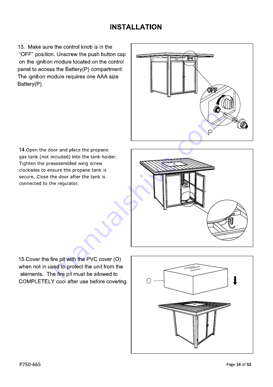 Ashley Signature Design APG-P750-9P User Manual Download Page 14