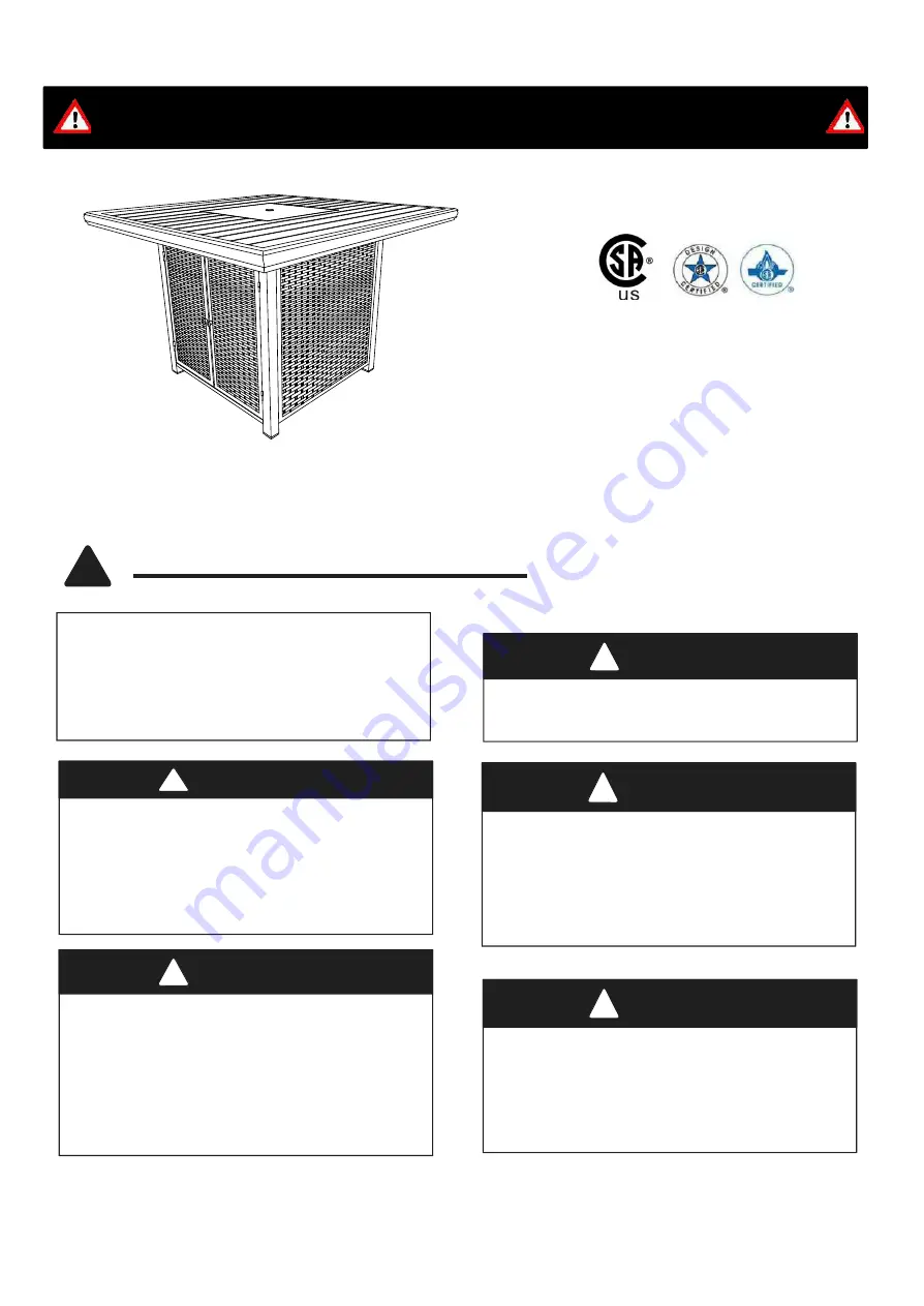 Ashley Signature Design APG-P750-9P User Manual Download Page 19