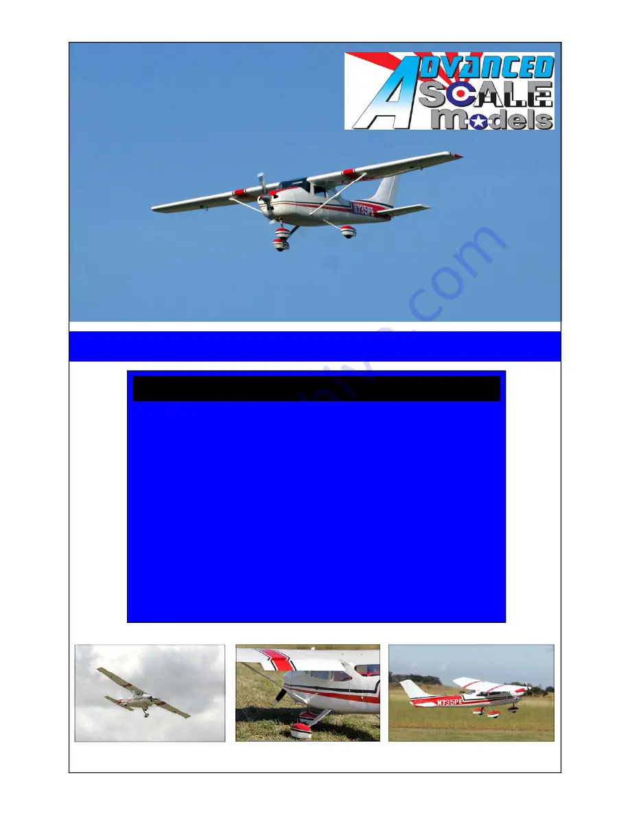 ASM Cessna 182 Assembly Instructions Manual Download Page 1