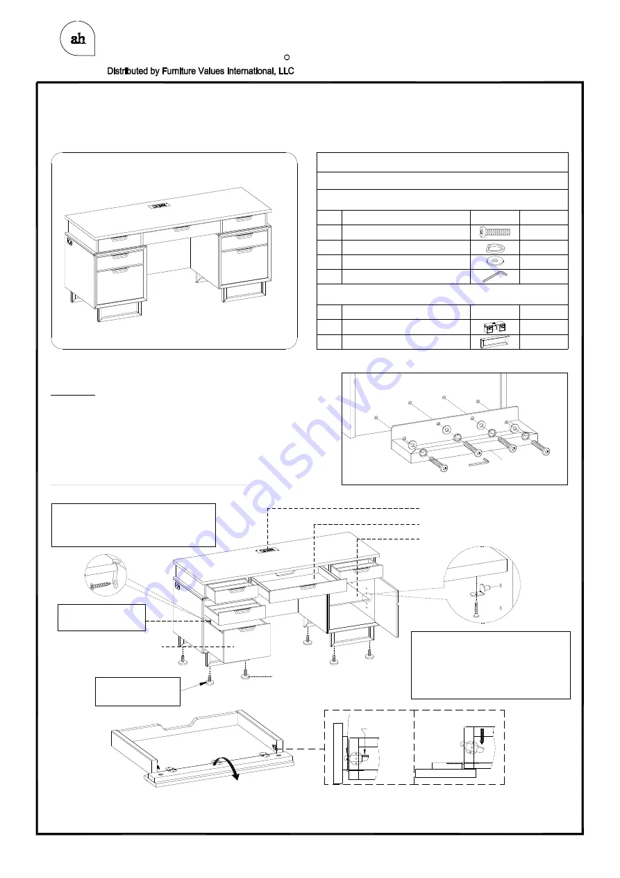 aspenhome IHP-316-KHA Скачать руководство пользователя страница 1