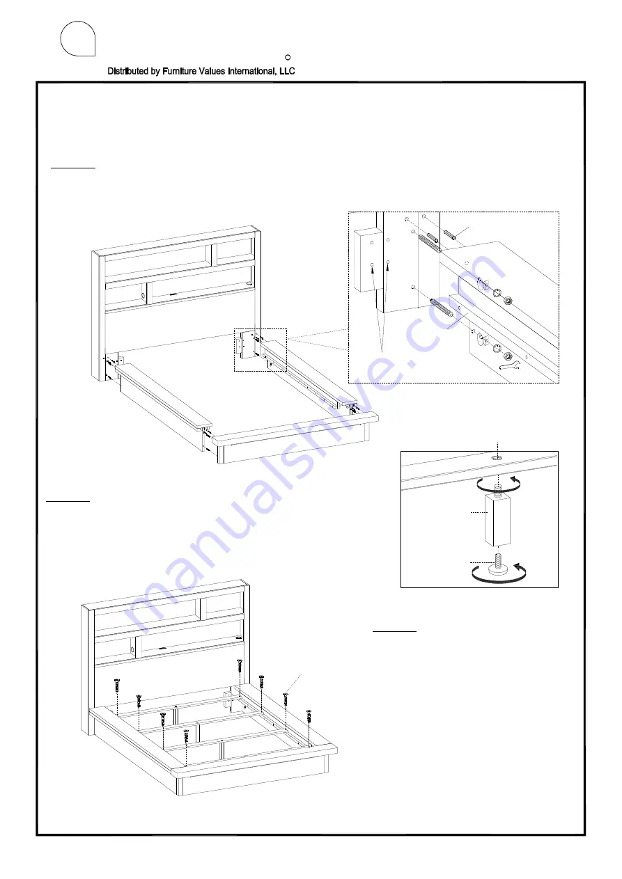 aspenhome IML-473-BRN Скачать руководство пользователя страница 2